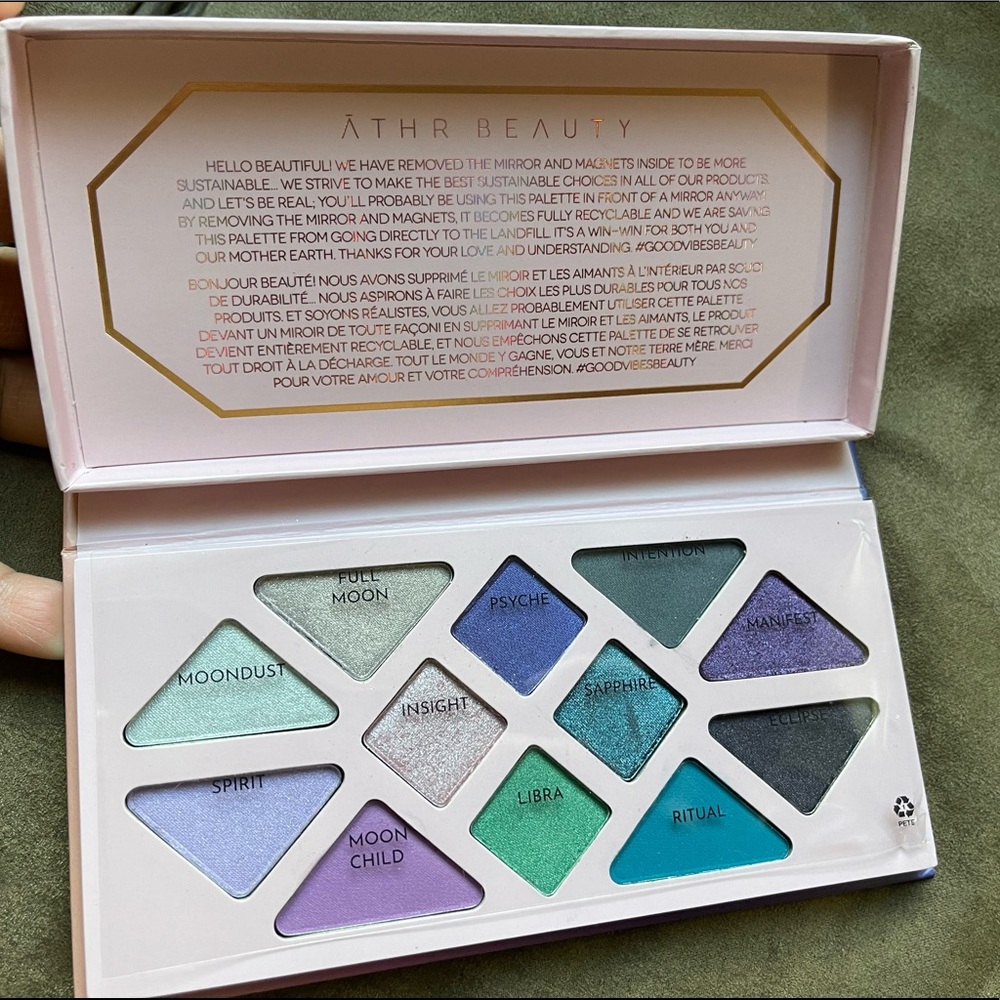 Limited Edition Athr Beauty Moonlight Crystal Eyeshadow Palette Eye Makeup